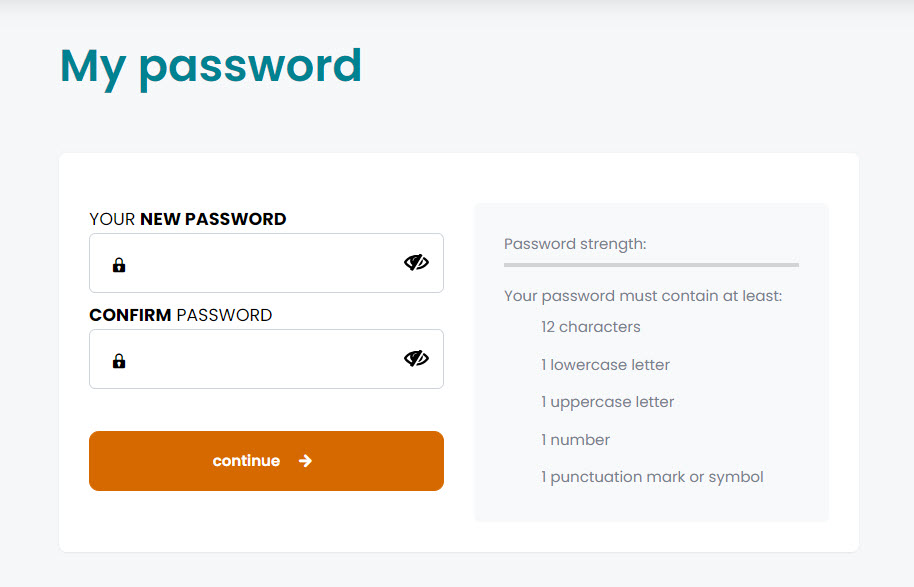 My password